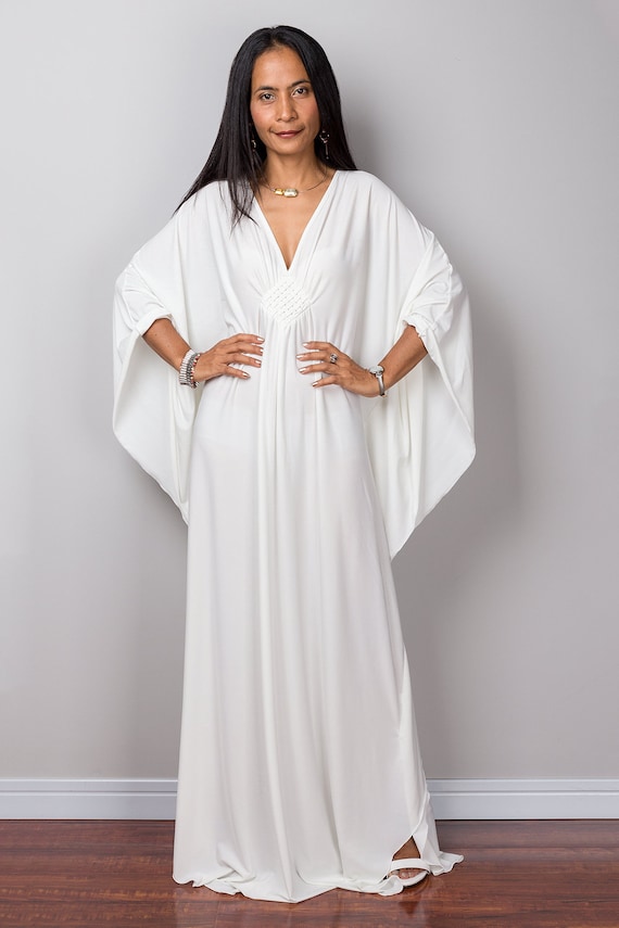 Kaftan off White Kaftan Maxi Dress ...