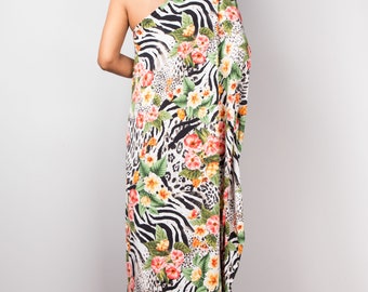 Floral One Shoulder Maxi Dress, Boho Print Dress, off the Shoulder Boho Dress With Floral Print, a One Shoulder Long Sleeve Dress for Women - Etsy Floral One Shoulder Maxi Dress, Boho Print Dress, off the Shoulder Boho Dress With Floral Print, a One Shoulder Long Sleeve Dress for Women - Etsy