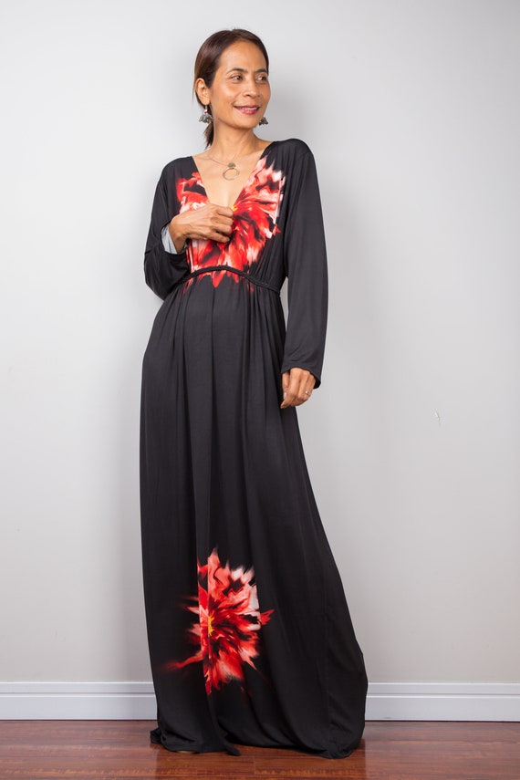 soft natural formal dress Elegant Green Leaf Print Halter Maxi Dress for Weddings and Evenings –  MissJophiel