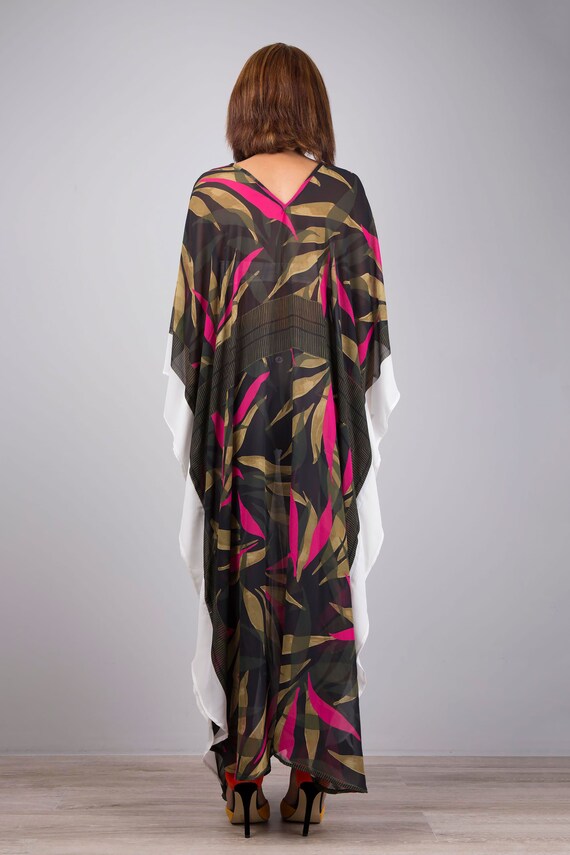 chinese dress ladies Dreamy 1970s Hanae Mori Pink Layered Bias Cut Silk Chiffon Caftan Dres   Shrimpton Couture