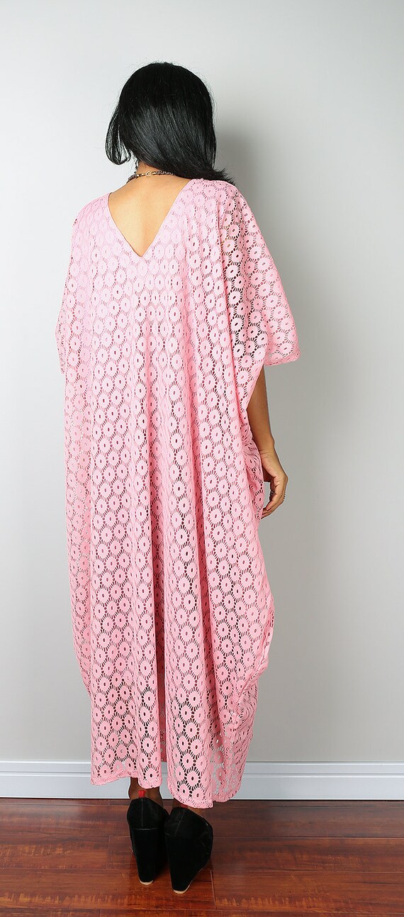 open lace back dress H&M Textured kaftan dress – Dhivehi Cart main image 0