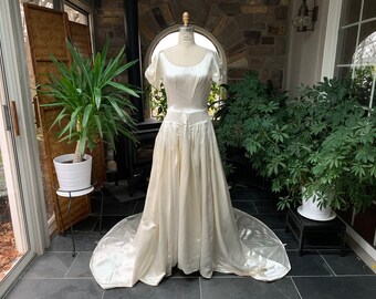 1940s Wedding Dress Etsy