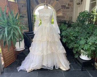 etsy wedding dress vintage