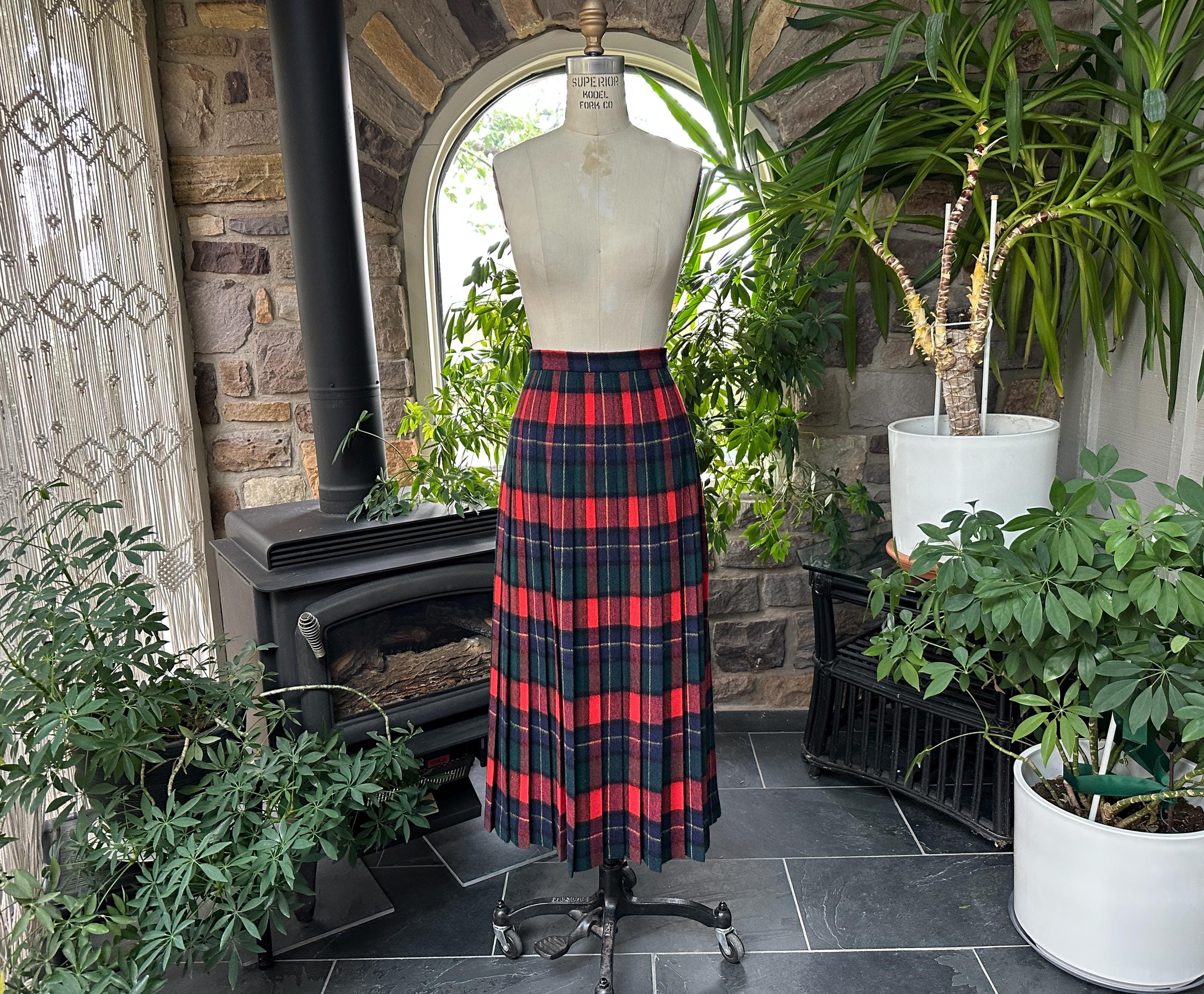 Heavy Pleated Skirt - Etsy