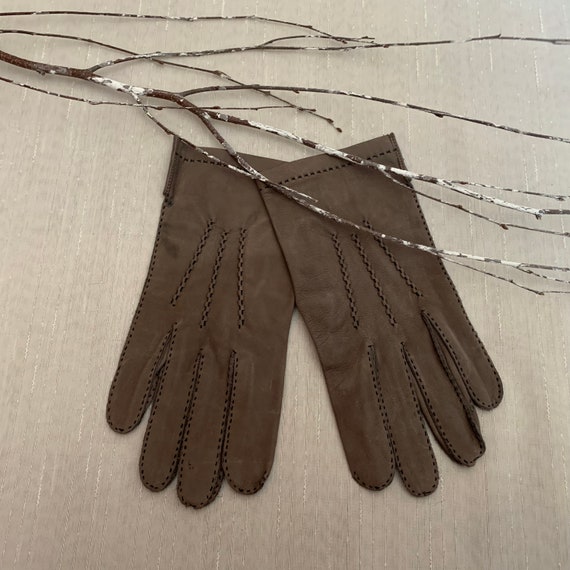 Vintage Men’s Christian Dior Taupe Suede Unlined G