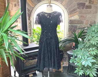 black lace funeral dress in For Women & Ladies Plus Size Outfit by MQ2143 Sizes // Measurements What to Wear to a