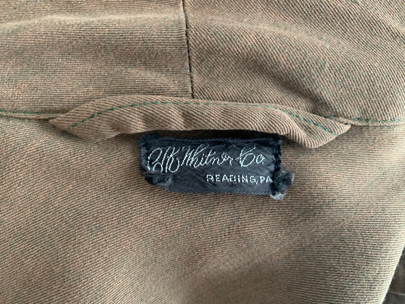 Vintage Boyfriends Robe Vintage Fifties Men/'s Robe Vintage 1950s Mens Light Brown Heavy Cotton Robe