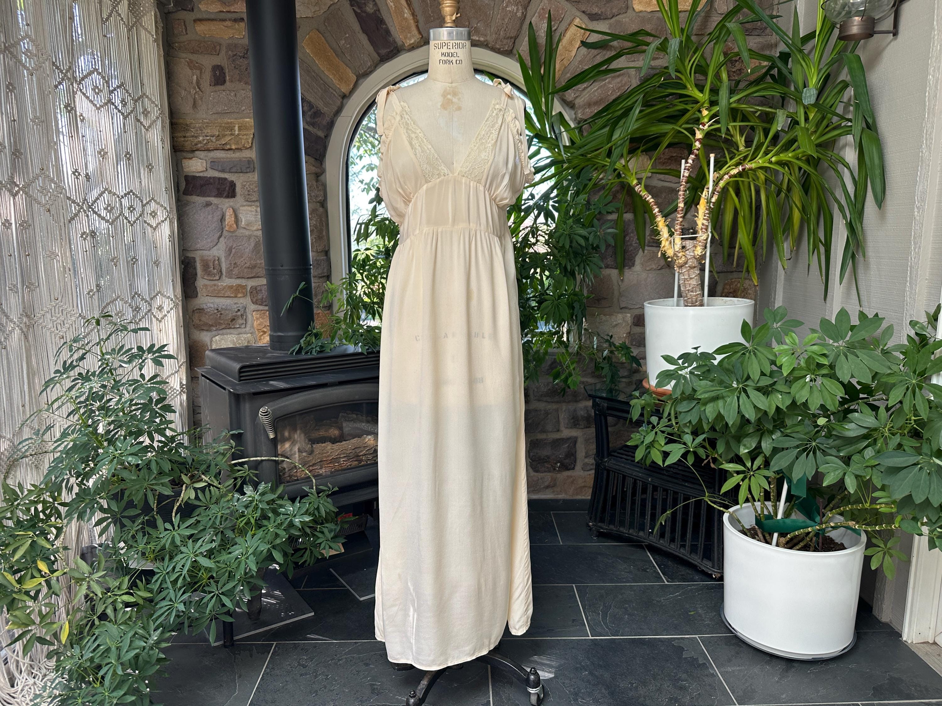 1930s Silk Nightgown - Etsy