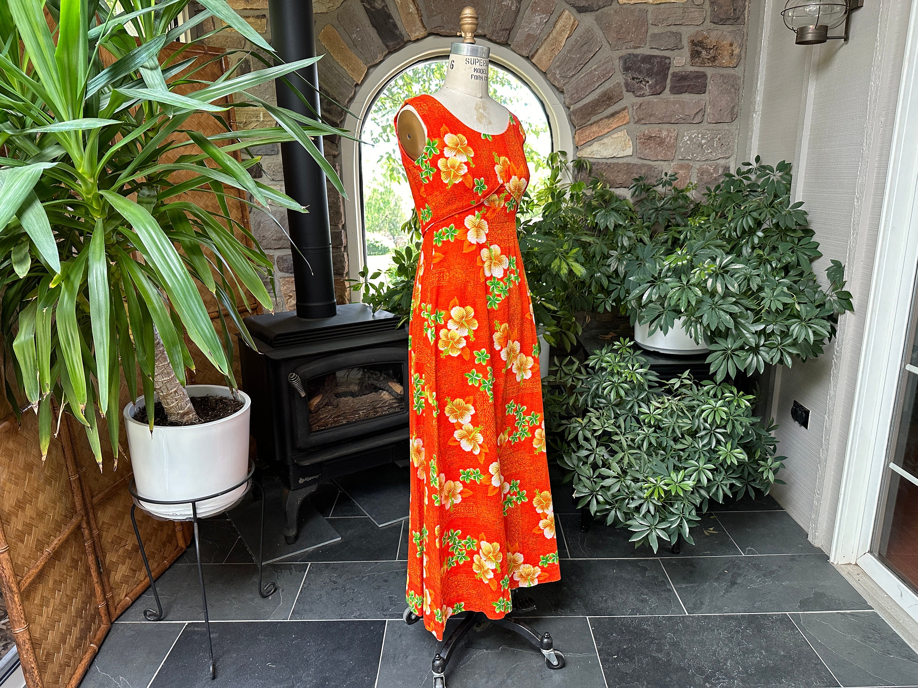 ワンピース 70s Floral Cotton Gauze Dress IMG_6390_1800x1800.jpg?v=