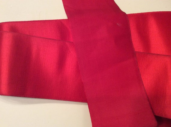 Vintage Holiday large ruban de Noel Satin rouge, RibbonVintage Vintage chapellerie chapeau rouge RibbonVintage rouge, ceinture ruban, ruban de ceinture rouge b96608 Vintage Holiday large ruban de Noel Satin rouge, RibbonVintage Vintage chapellerie chapeau rouge RibbonVintage rouge, ceinture ruban, ruban de ceinture rouge b96608