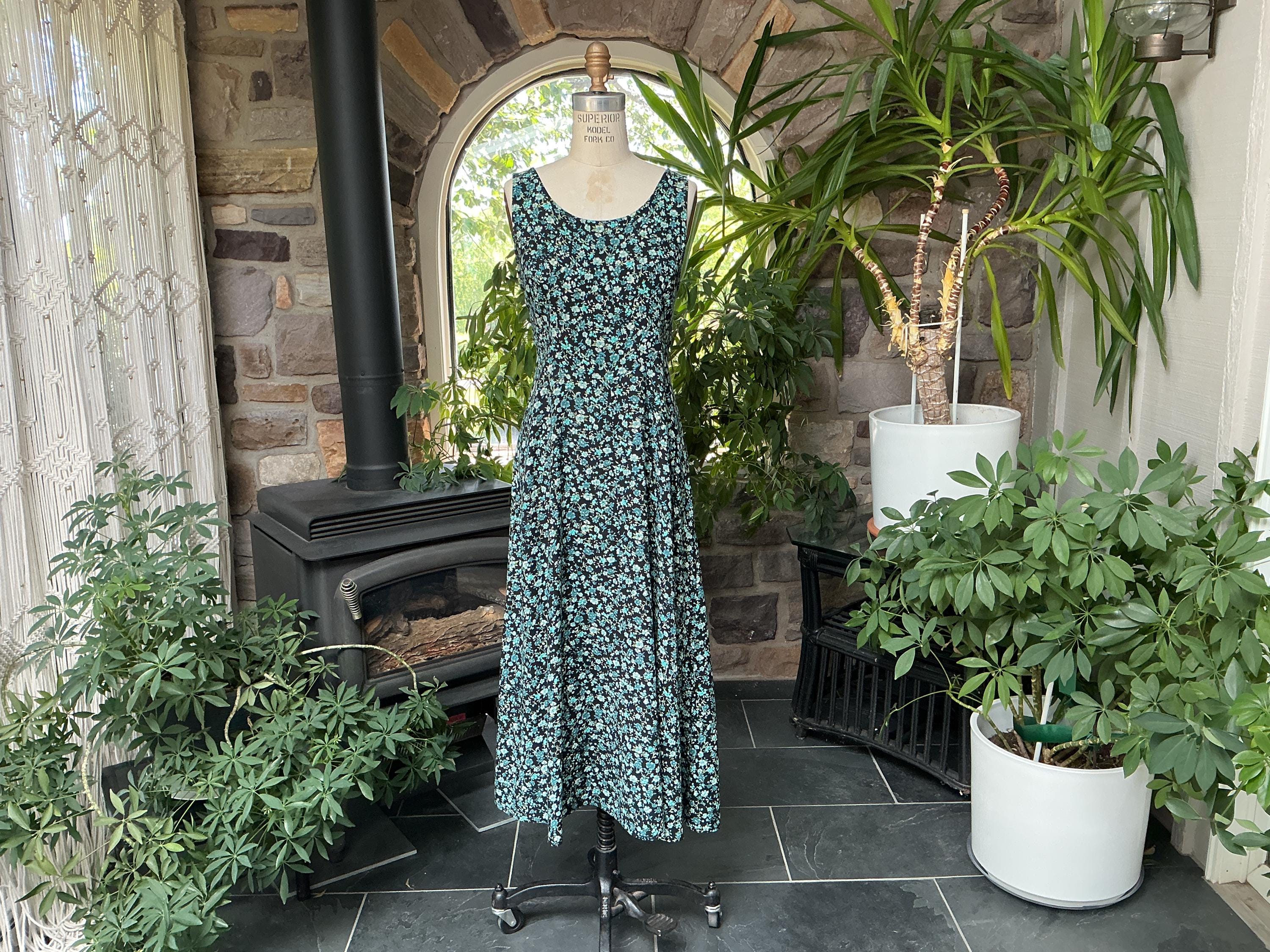 90s rayon dress Nicole Kidman Oscars dress VM: 25-40 Color:Sage (DarkSeaGreen) Long sleeve fairy dress