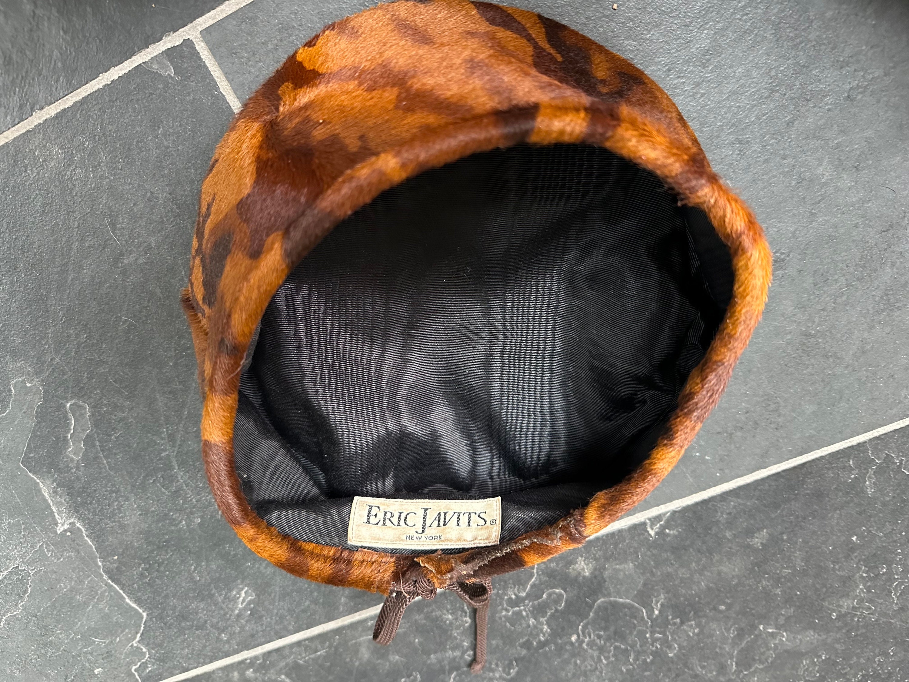 ベレー帽 [AWESOMENEEDS]25Fw-DOT BOWL BERET RIBBON HAT Sweet Cute Beret Hat Plush Bear Ear Bow Beret Winter Warm