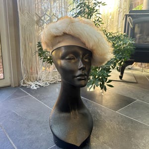Vintage Shearling Beret Vintage 60 main image 2