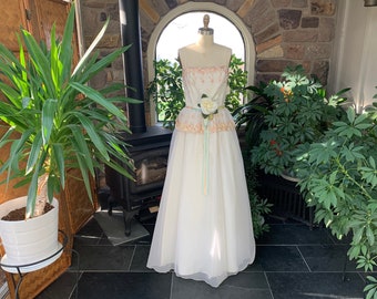 white cotillion dresses