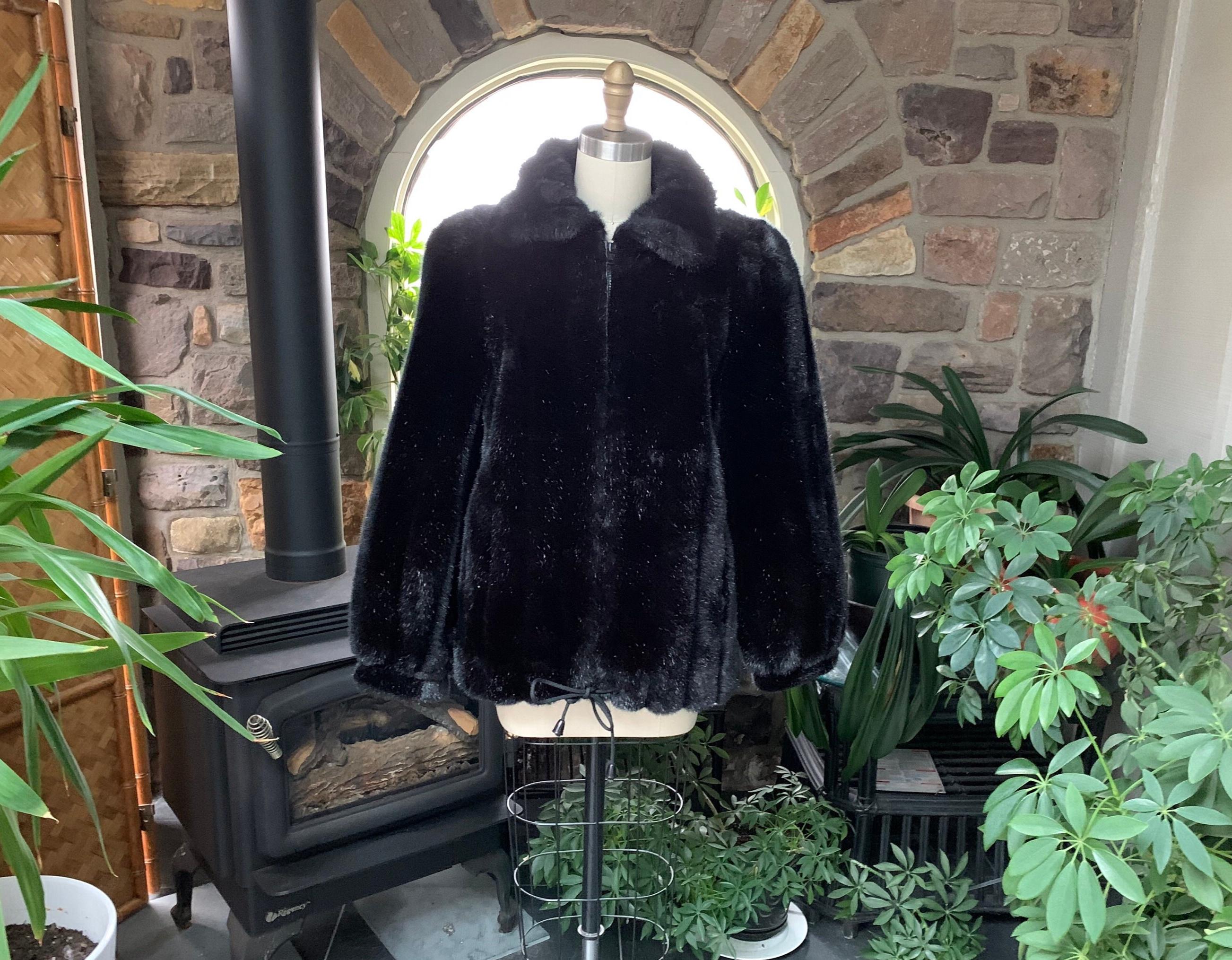 80s Fur Coat - Etsy