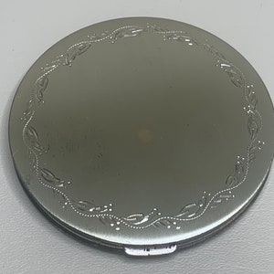 Vintage 1950s Sterling Silver Rex Powder Compact, Vintage Makeup Compact, Vintage Sterling Compact, Vintage Collectibles
