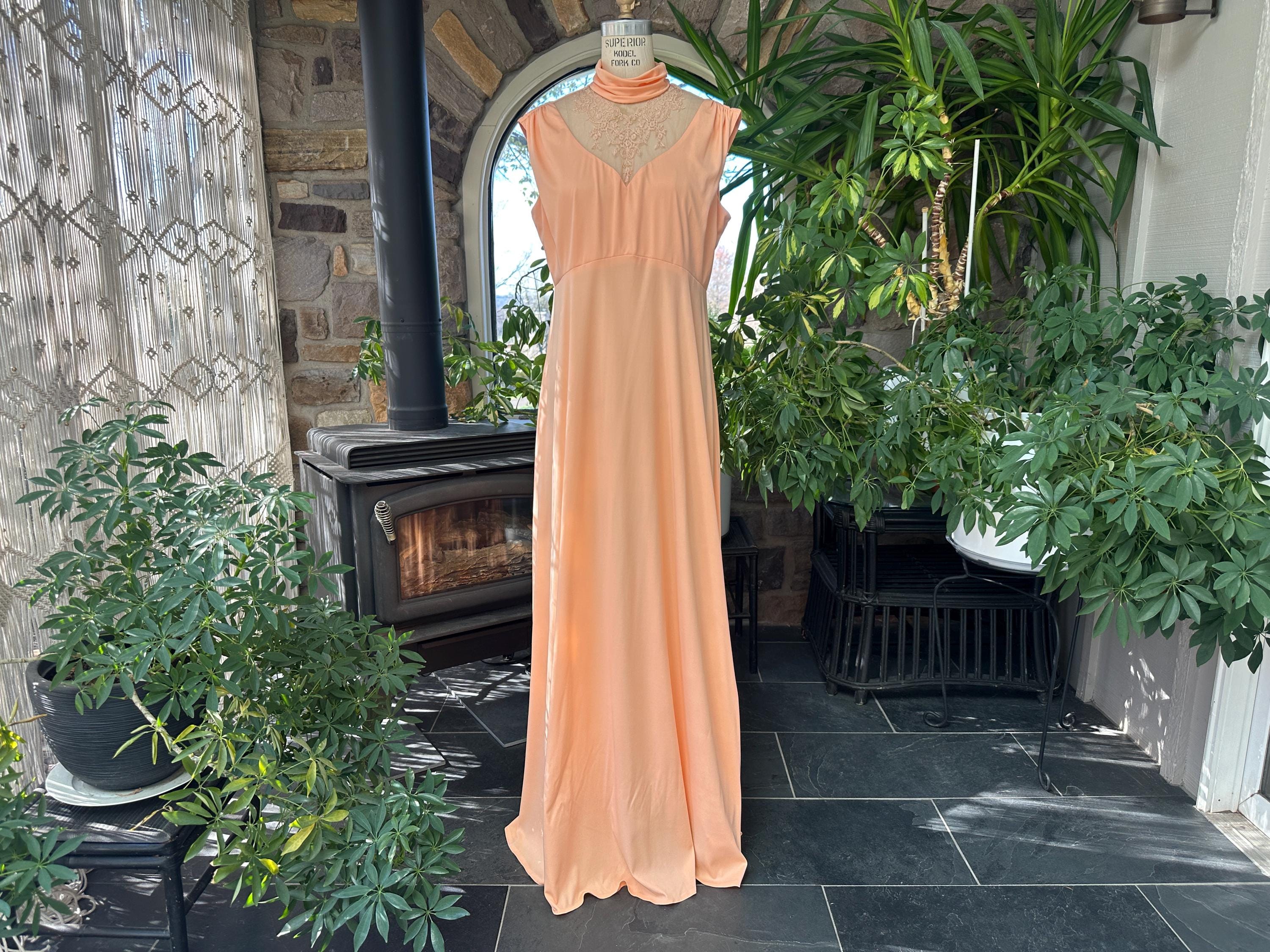 70's Dress Bridesmaid - Etsy 70's Dress Bridesmaid - Etsy