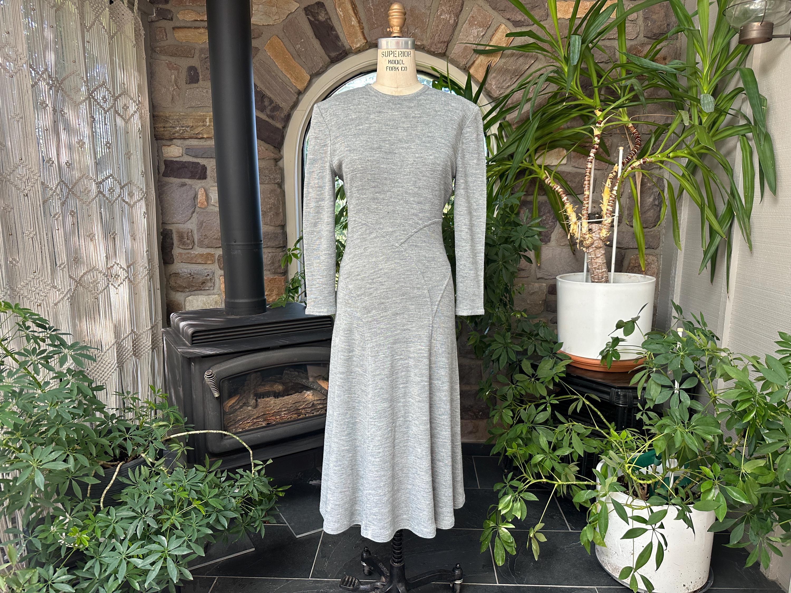 dove grey color dress Gray Baby/Blue