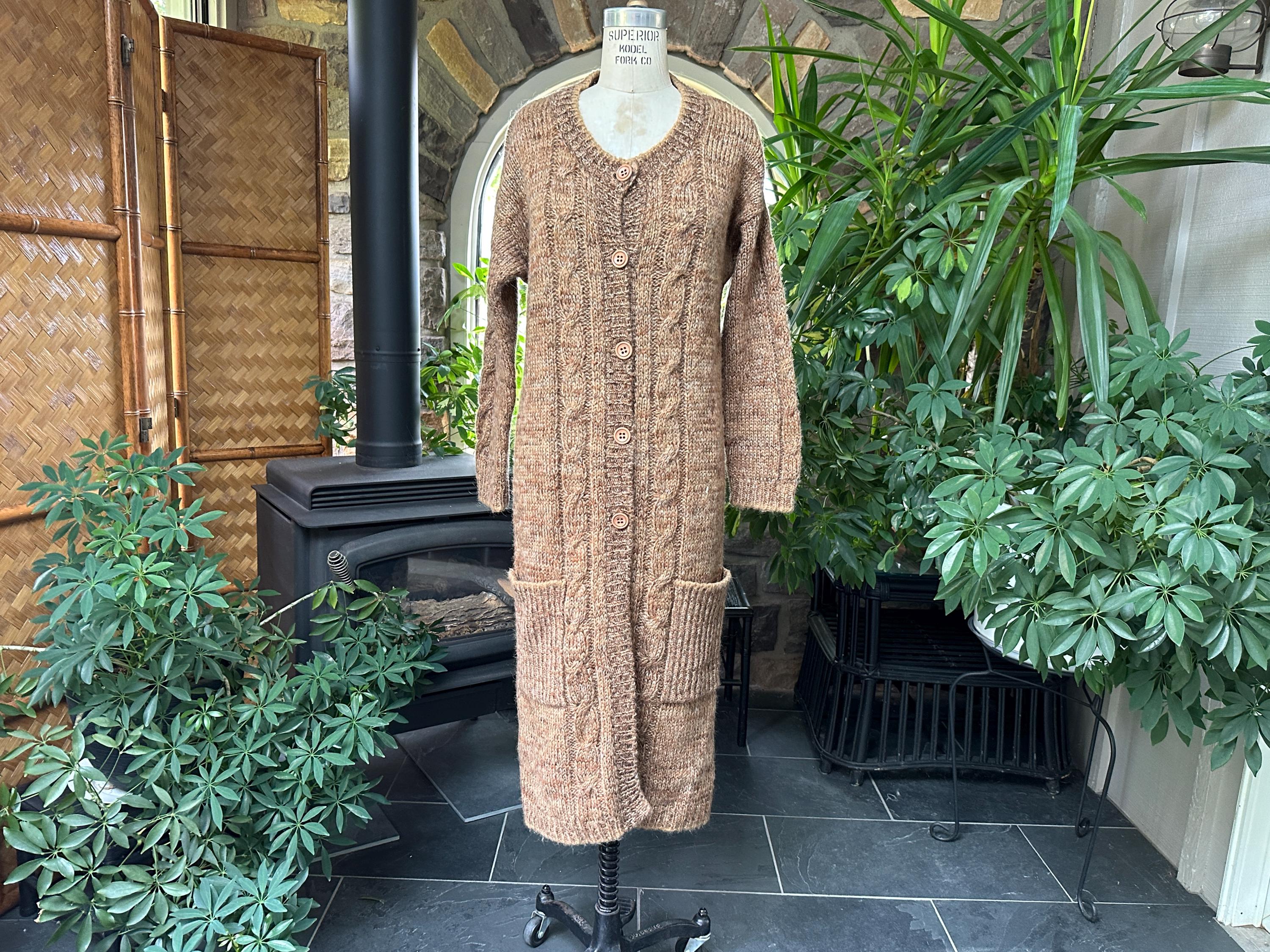 ジャケット・アウター 70s ITALY MADE LauraBiagiotti Wool Coat Laura Biagiotti Italy Fashion Designer Vtg Plaid & Knit