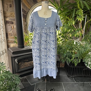 White Blue Dress Vintage Womens - Etsy White Blue Dress Vintage Womens - Etsy