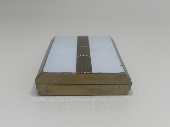 Vintage 1950s Zell Pressed Powder and Rouge Compa… - image 4