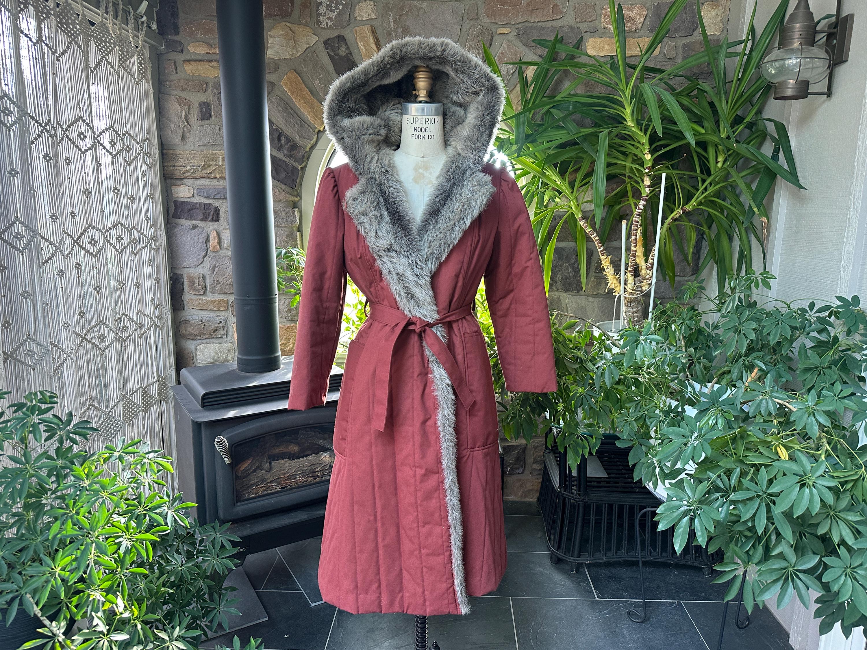 NEW VERLOOP fur hood in rust Verloop – offe market main image 4