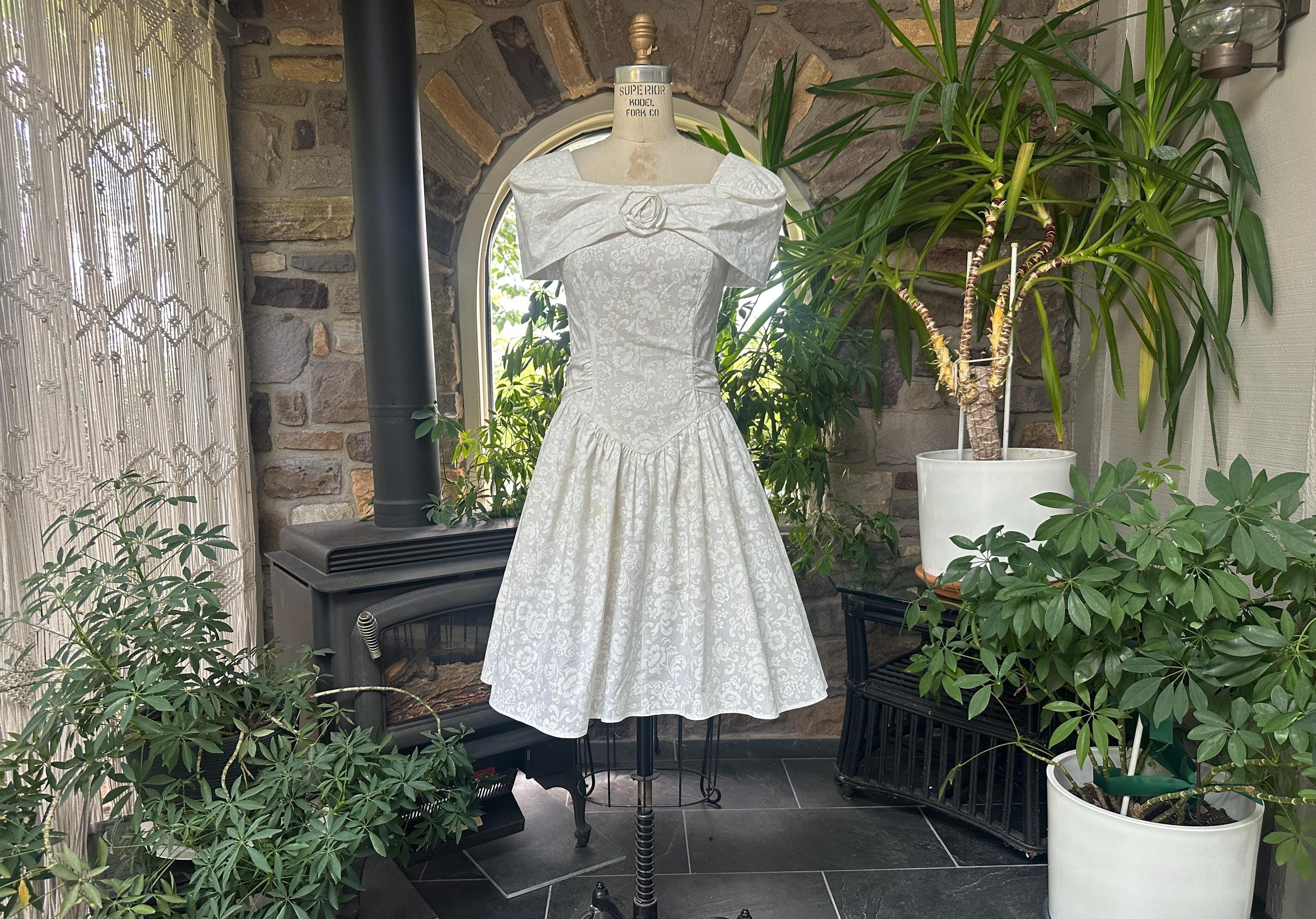 Damask Party Dress - Etsy