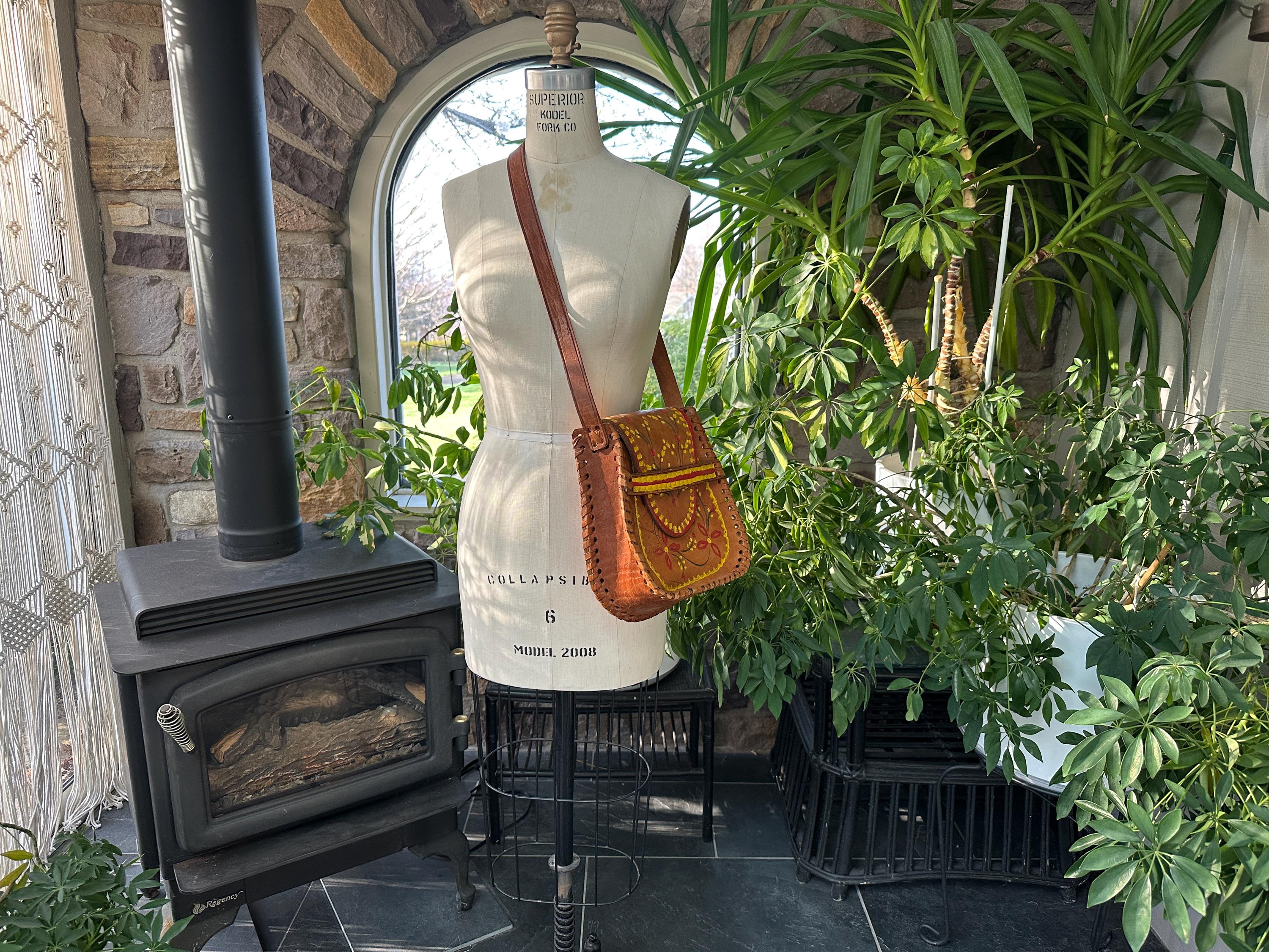 70s leather bag - Etsy 日本