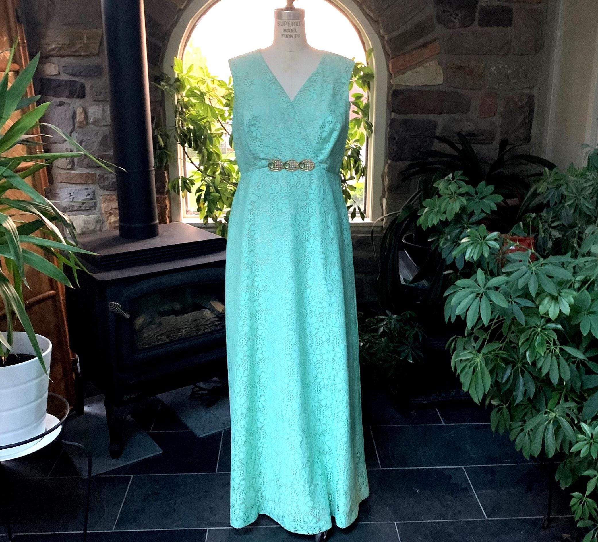 Sea Foam Green Dress