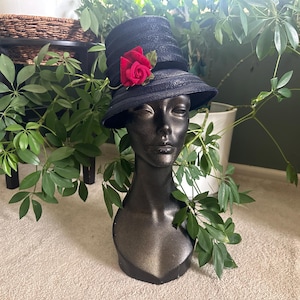 Vintage J. P. Milan Women’s Fancy Hat Vintage Milan Straw Hat - Etsy main image 2