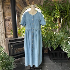 Drop Waist Denim Dress - Etsy
