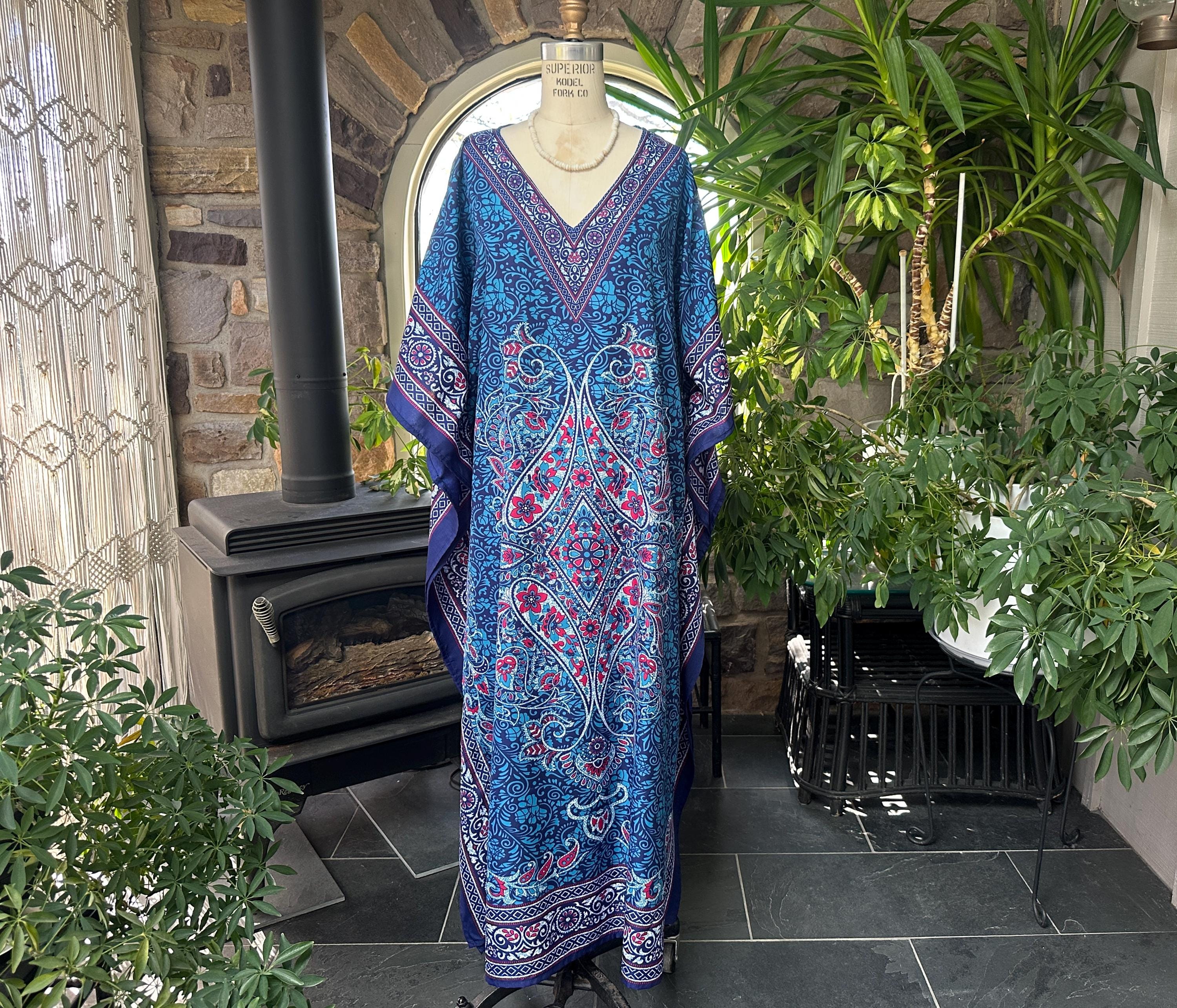 chinese dress ladies Maui Jewel Tone Printed Maxi Dress Mystique Purple & Hot Pink / Xs / Modal Satin main image 0