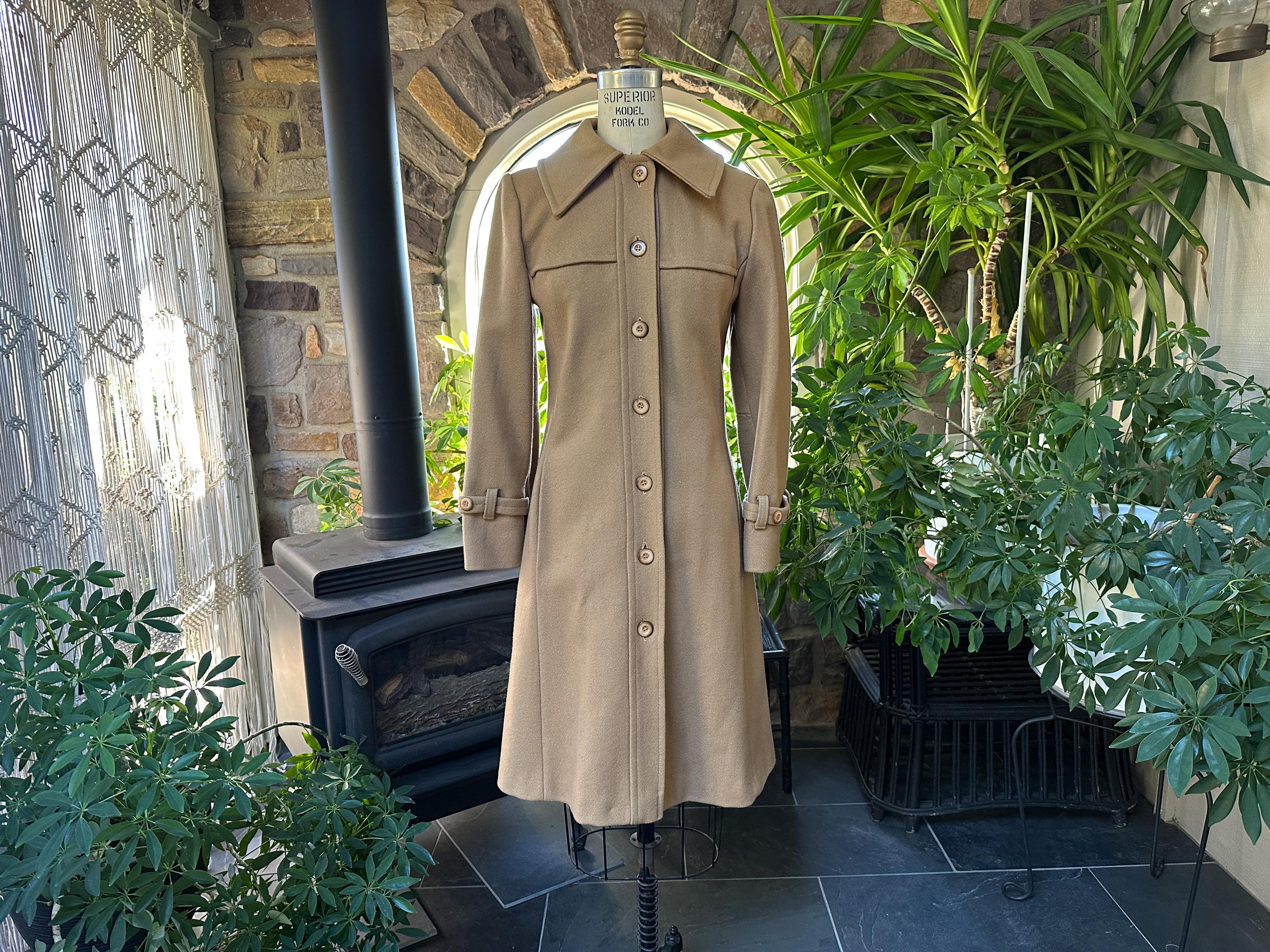 70s Wool Coat - Etsy