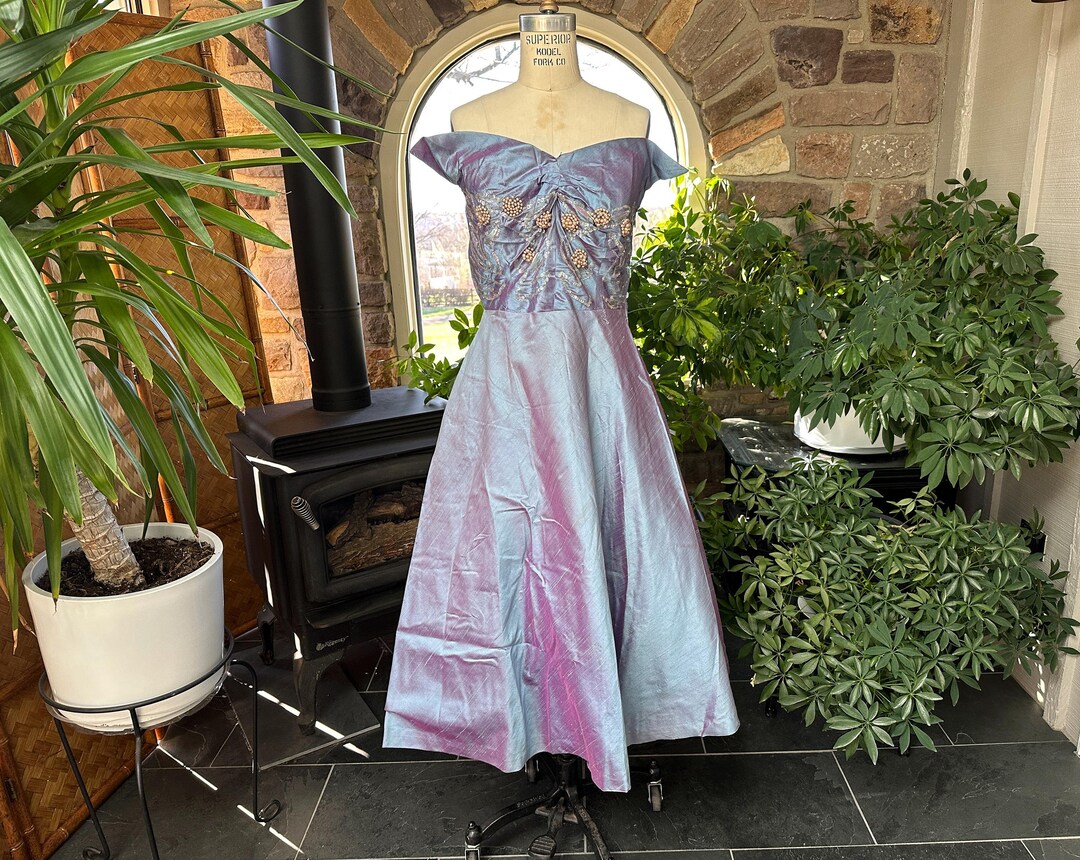 slim fit dress slacks White and Pink Floral Bertie Swing Dress by Unique Vintage