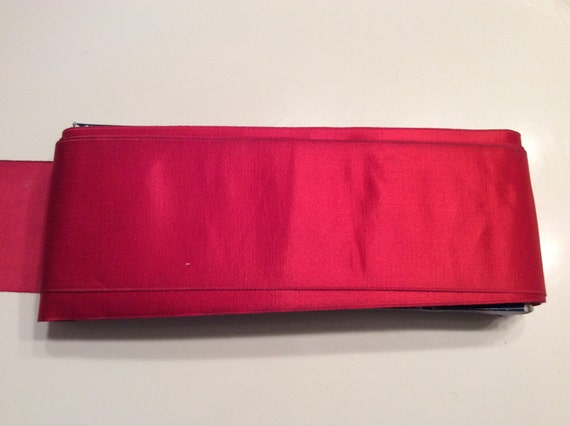 Vintage Holiday large ruban de Noel Satin rouge, RibbonVintage Vintage chapellerie chapeau rouge RibbonVintage rouge, ceinture ruban, ruban de ceinture rouge b96608 Vintage Holiday large ruban de Noel Satin rouge, RibbonVintage Vintage chapellerie chapeau rouge RibbonVintage rouge, ceinture ruban, ruban de ceinture rouge b96608