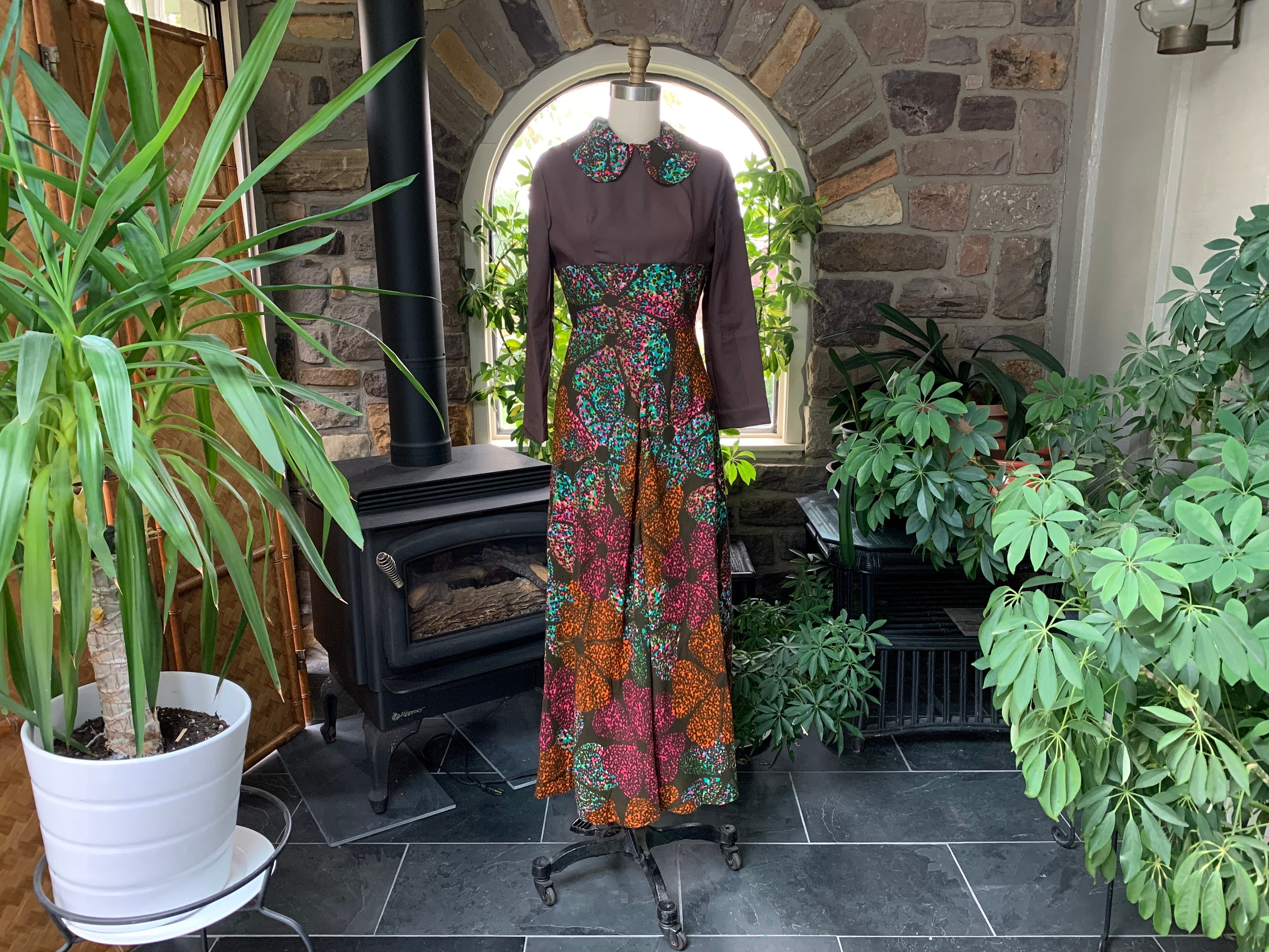70s Long Dress - Etsy