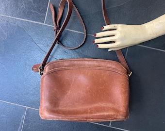 Vintage COACH #9976 British Tan Leather Anderson Shoulder Bag Crossbody Bag