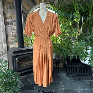 chinese dress ladies Cotton wrap midi dress