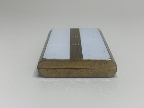 Vintage 1950s Zell Pressed Powder and Rouge Compa… - image 6