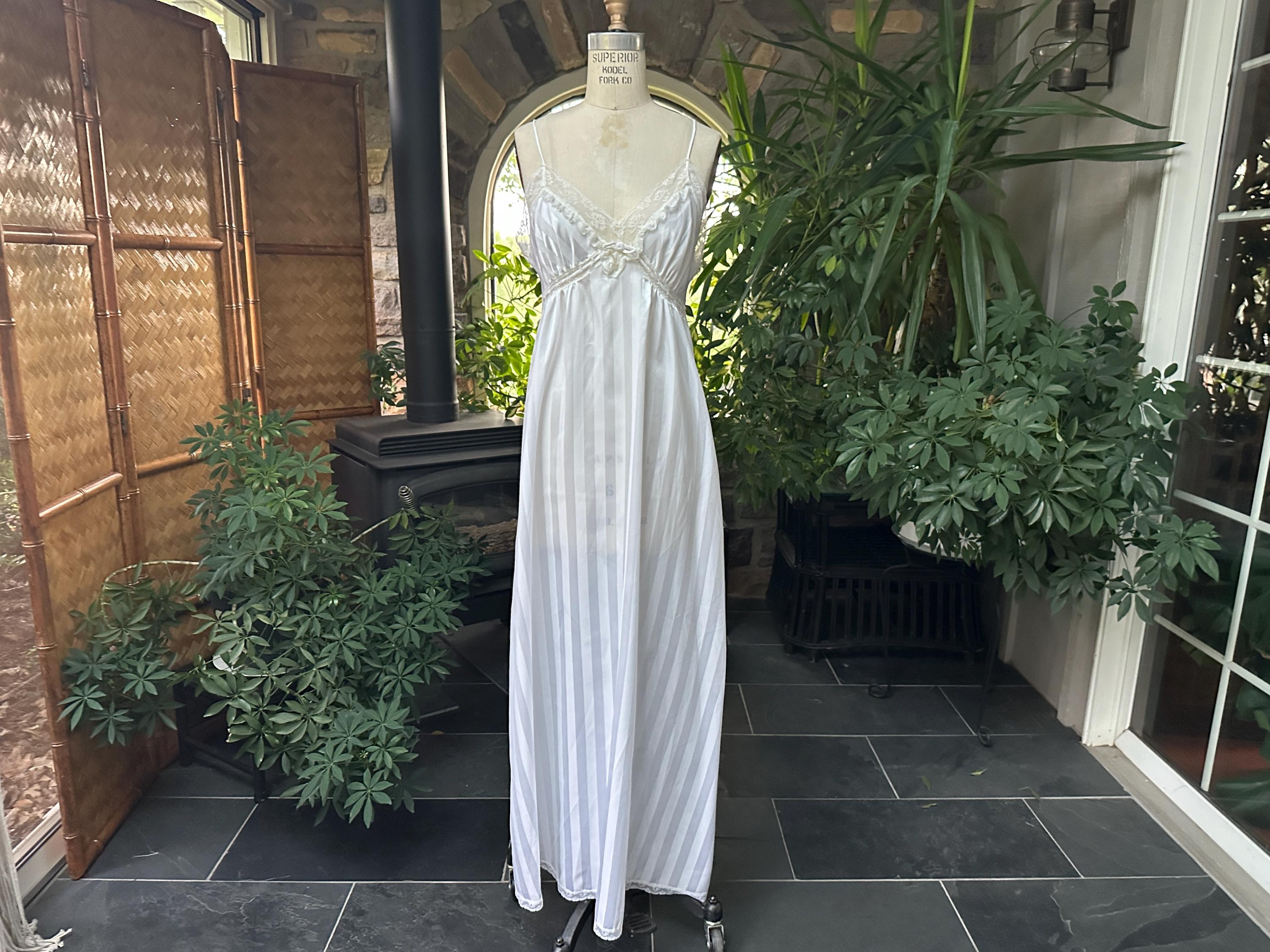 Vintage White on White Christian Dior Lingerie Silky Lace