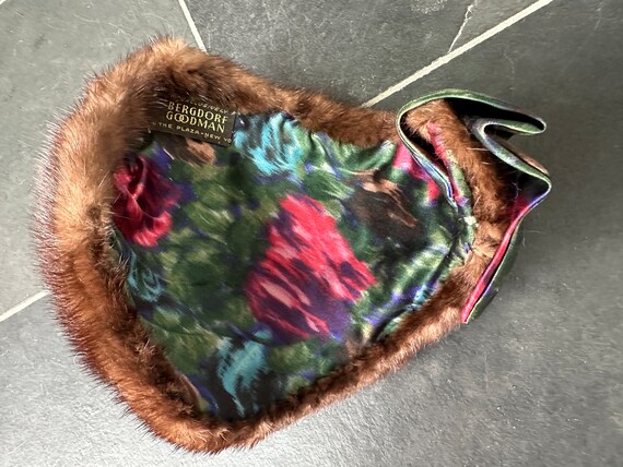 Vintage mink Bergdorf Goodman hat Bergdorf Goodman trapper Ushanka Russian Hat Men main image 2