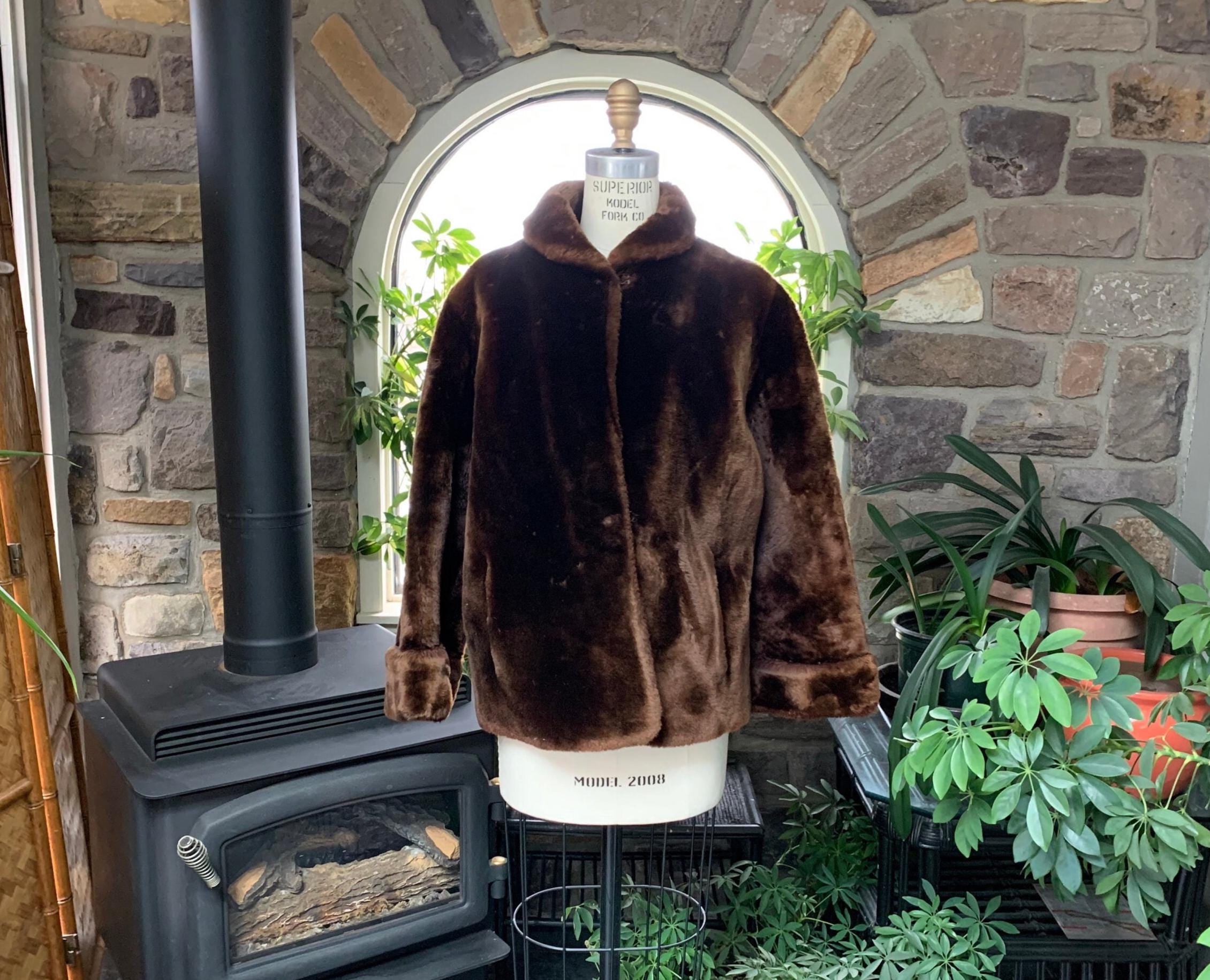 Mouton Fur Jacket - Etsy