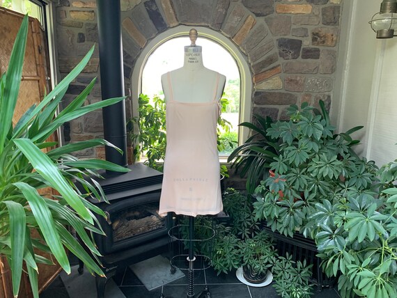 Antique 1920s Peach Rayon Camisole Kayser Marvelra