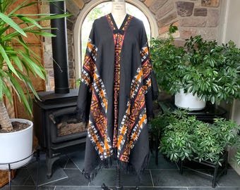 70Sヴィンテージ ニットポンチョ ケープ STURBRIDGE 古着屋購入 sturbridge by roosevelt 70's USA vintage ニット