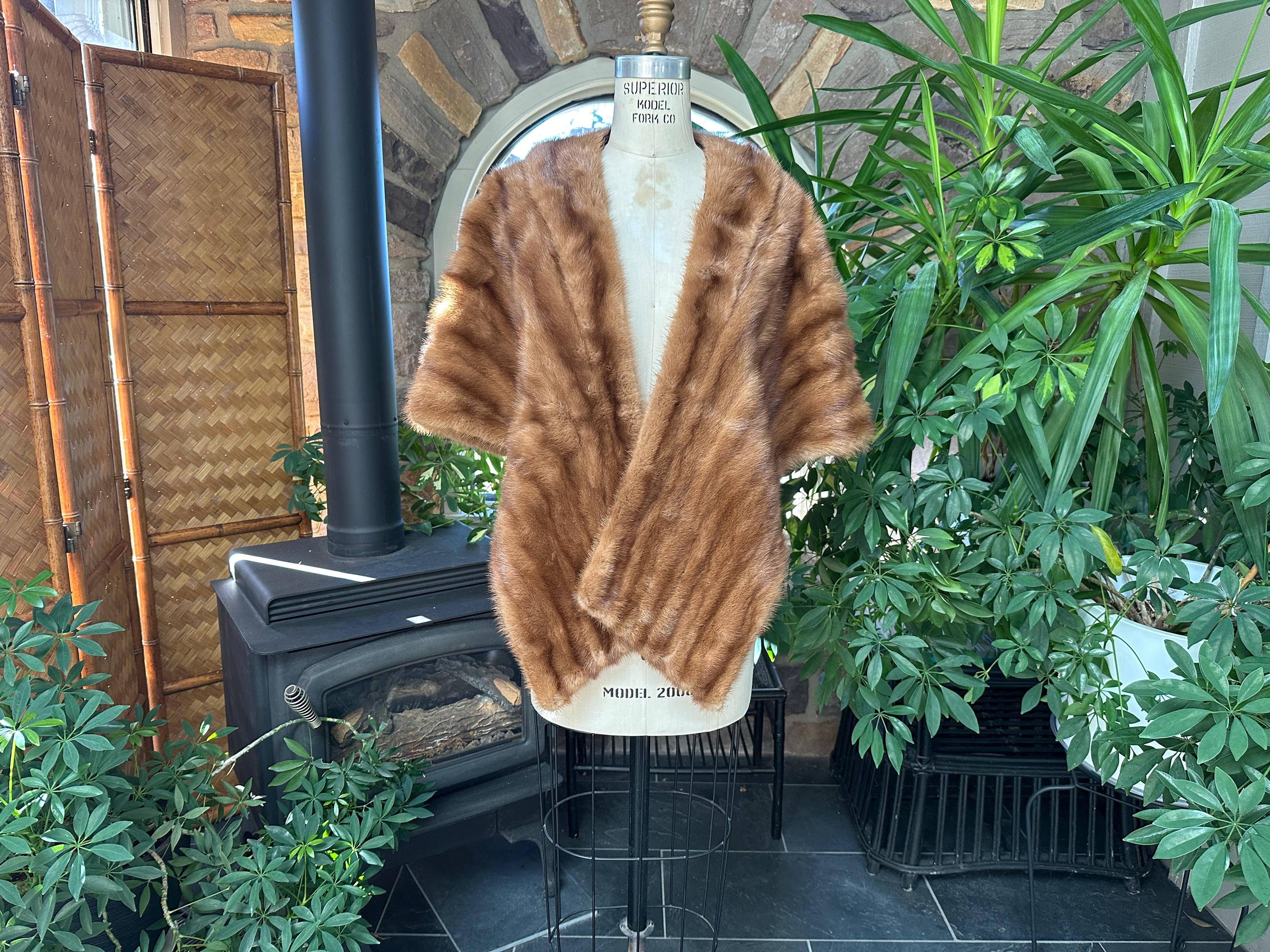 Mink Fur Shrug Wrap - Etsy