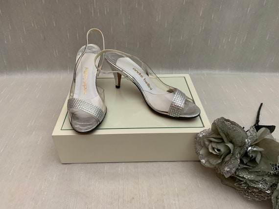 clear plastic shoes with rhinestones