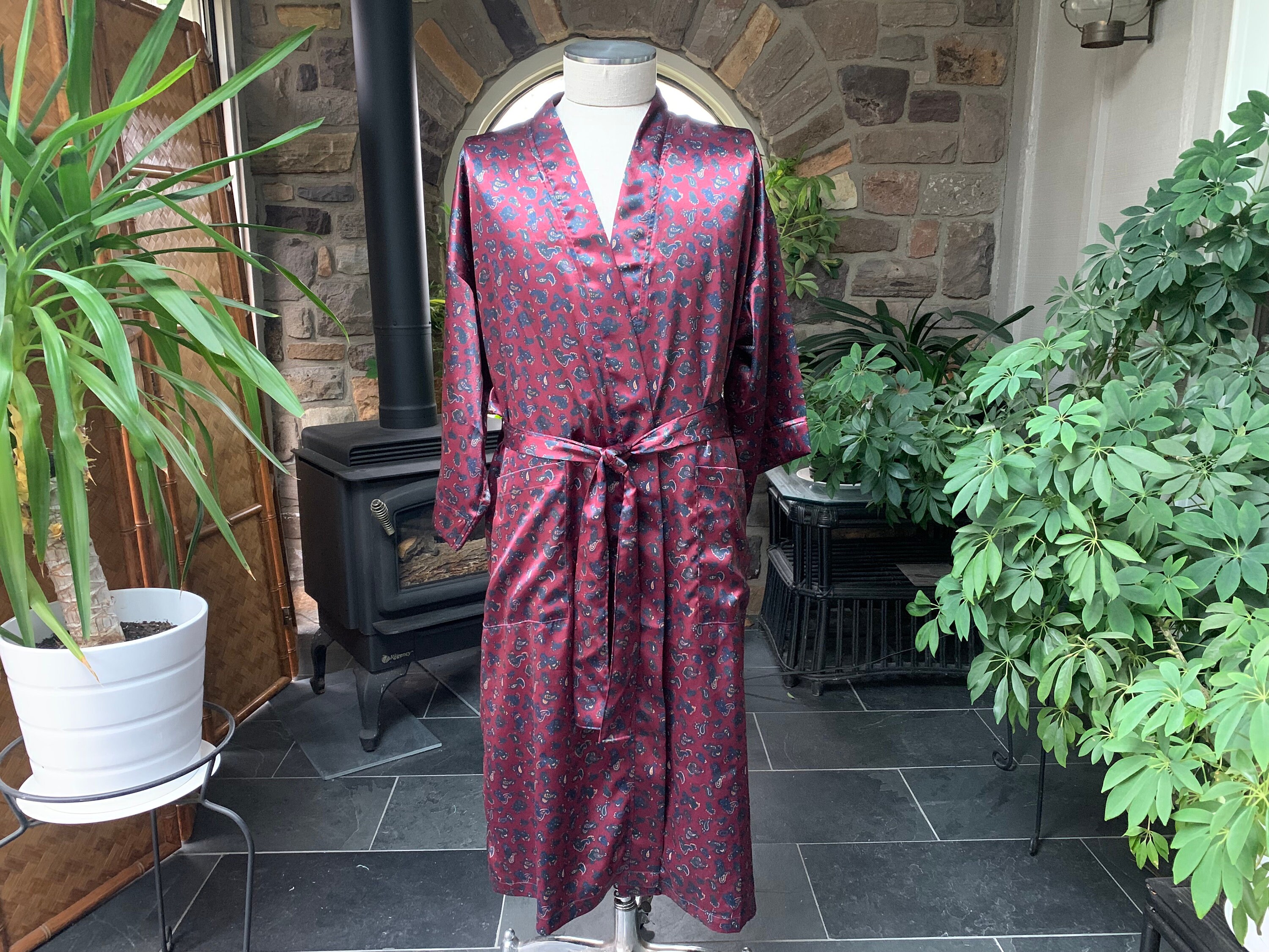Christian dior shop silk robe