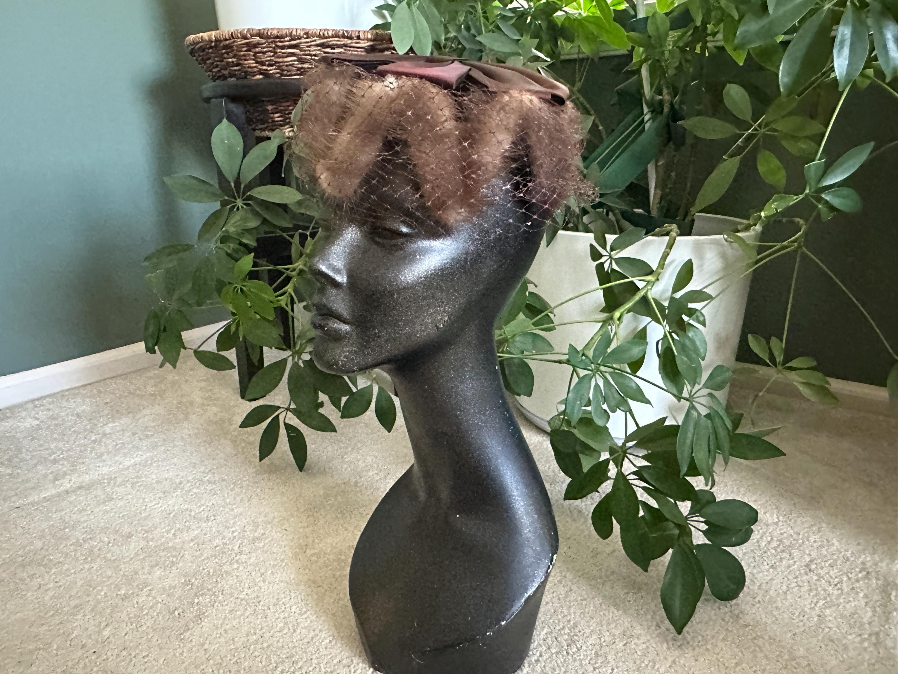 Gorgeous Vintage Veiled Mink Hat Vintage Mink Hat - Etsy main image 3