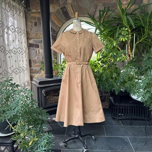 Vintage Khaki Dress - Etsy Vintage Khaki Dress - Etsy