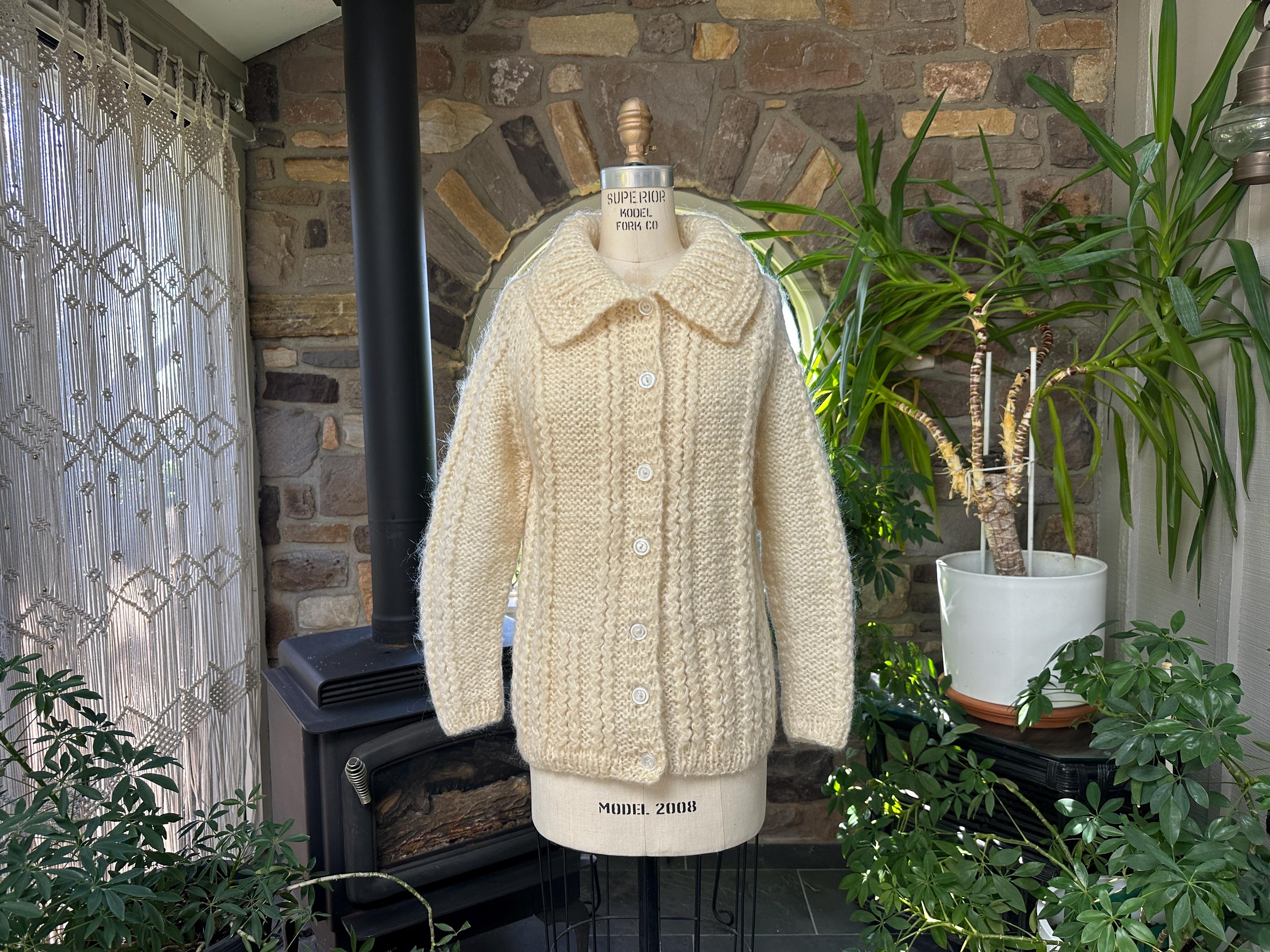 Vintage Cardigan Mohair - Etsy